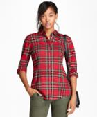 Brooks Brothers Plaid Cotton Flannel Shirt