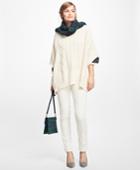 Brooks Brothers Women's Aran Knit Poncho