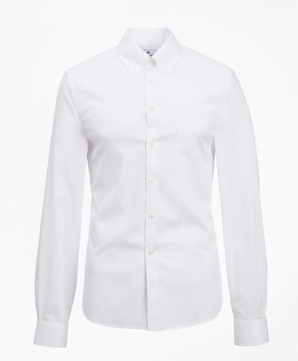 Brooks Brothers Soho Extra-slim Fit Dress Shirt, Performance Non-iron With Coolmax, Button-down Collar Broadcloth