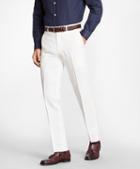 Brooks Brothers Regent Fit White  Linen Trousers