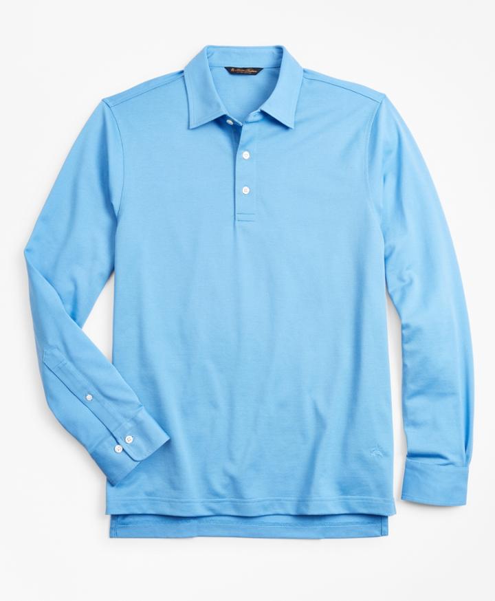 Brooks Brothers Men's Supima Cotton Long-sleeve Polo Shirt