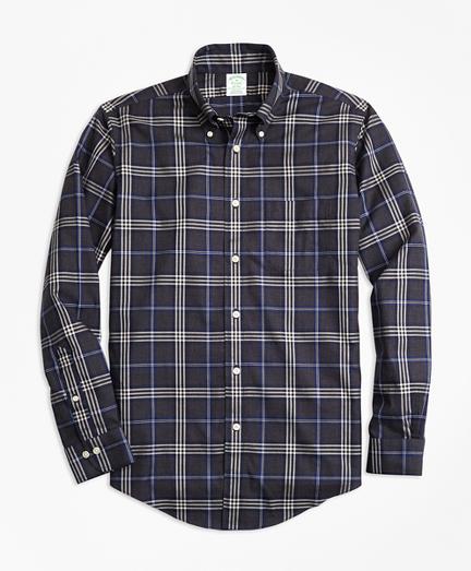 Brooks Brothers Non-iron Milano Fit Brooks Bothers Signature Tartan Sport Shirt