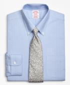 Brooks Brothers Men's Brookscool Regular Fit Classic-fit Dress Shirt, Non-iron Ground Double-stripe