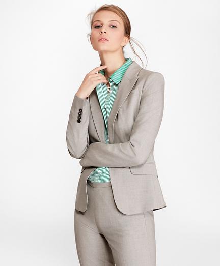 Brooks Brothers Stretch-wool Peak Lapel Jacket