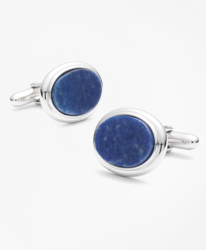 Brooks Brothers Men's Oval Sodalite Cuff Links