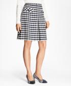 Brooks Brothers Women's Gingham Boucle Skirt
