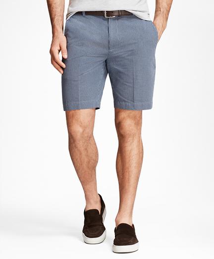 Brooks Brothers Chambray Gingham Shorts