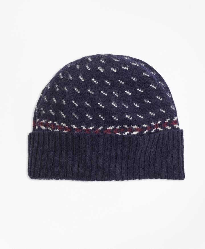Brooks Brothers Men's Pheasant-motif Beanie