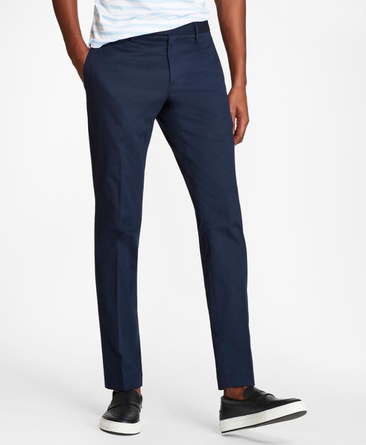Brooks Brothers Men's Soho Fit Textured Stretch Chinos