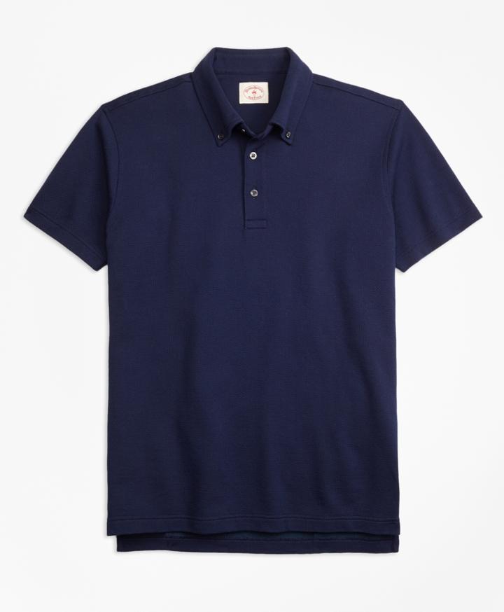 Brooks Brothers Men's Cotton Jacquard Polo Shirt