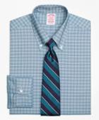 Brooks Brothers Original Polo Button-down Oxford Traditional Relaxed-fit Dress Shirt, Ground Twin Check