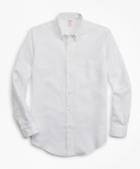 Brooks Brothers Madison Fit Textured Stripe Irish Linen Sport Shirt