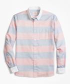 Brooks Brothers Bold Striped End-on-end Sport Shirt