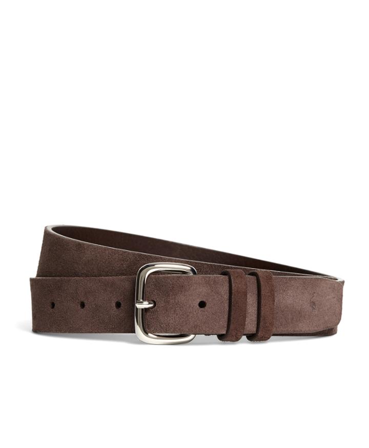 Brooks Brothers Men's Harrys Of London Suede Belt