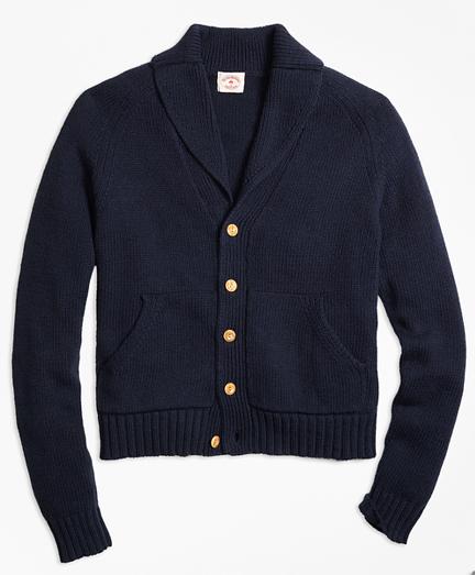 Brooks Brothers Shawl Collar Cardigan