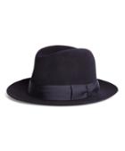 Brooks Brothers Lock And Co. Chelsea Navy Fedora