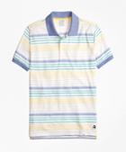 Brooks Brothers Slim Fit Supima Cotton Pique Multi-stripe Polo Shirt