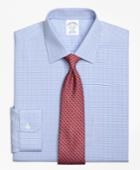 Brooks Brothers Men's Non-iron Slim Fit Glen Plaid Dress Shirt