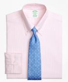 Brooks Brothers Original Polo Button-down Oxford Milano Slim-fit Dress Shirt, Ground Stripe