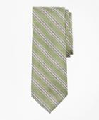 Brooks Brothers Linen And Silk Stripe Tie