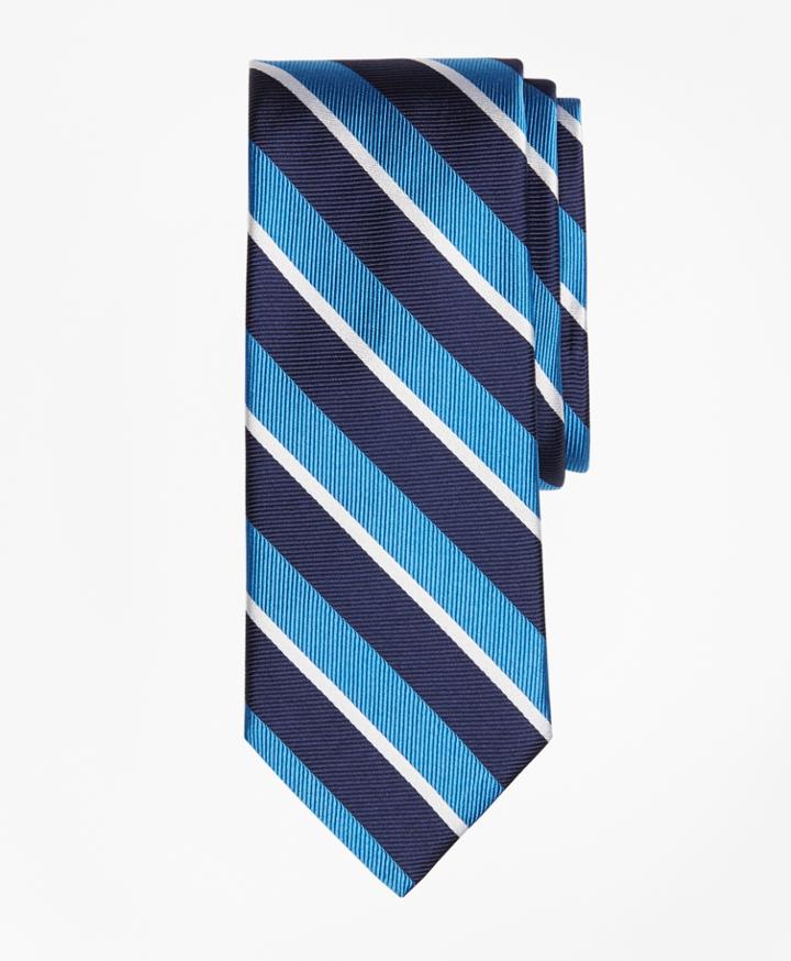 Brooks Brothers Men's Tonal Sidewheeler Stripe Tie