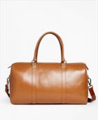 Brooks Brothers Men's Leather Duffle Bag