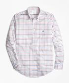 Brooks Brothers Non-iron Milano Fit Multi-windowpane Sport Shirt