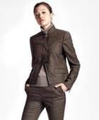 Brooks Brothers Loro Piana Single-breasted Prince Of Wales Blazer