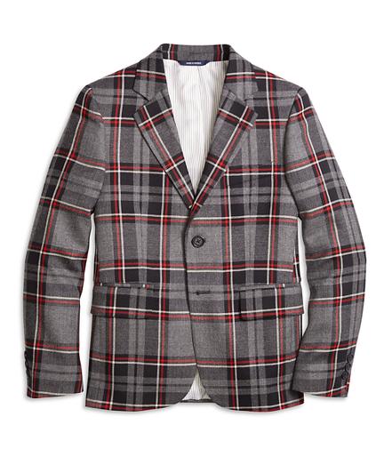 Brooks Brothers Two-button Plaid Wool Suit Jacket