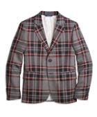 Brooks Brothers Two-button Plaid Wool Suit Jacket