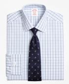 Brooks Brothers Regular Fit Classic-fit Dress Shirt, Non-iron Hairline Framed Check