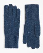 Brooks Brothers Merino Wool Donegal Knit Gloves