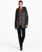 Brooks Brothers Women's Double-faced Wool-blend Duffle Coat