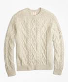Brooks Brothers Wool-blend Fisherman Sweater