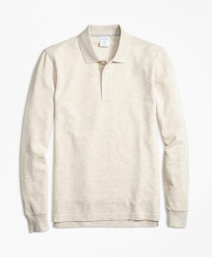 Brooks Brothers Slim Fit Supima Long-sleeve Performance Polo Shirt