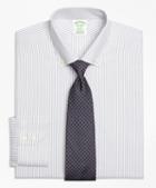 Brooks Brothers Non-iron Milano Fit Narrow Split Stripe Dress Shirt