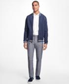 Brooks Brothers Quilted Jacquard Baseball Jacket