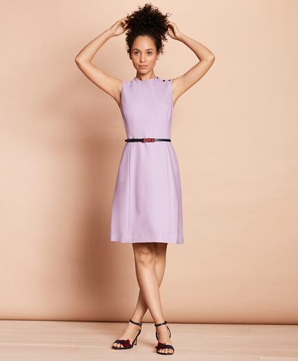 Brooks Brothers Stretch-wool A-line Dress