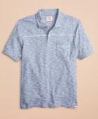 Brooks Brothers Accent Stripe Slub Cotton Jersey Polo Shirt