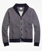Brooks Brothers French Terry Shawl-collar Cardigan