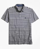 Brooks Brothers Slim Fit  Stripe Self-collar Polo Shirt