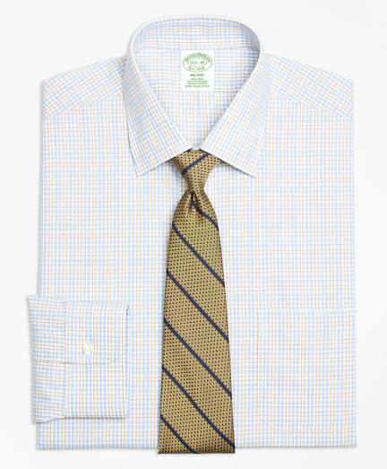 Brooks Brothers Milano Slim-fit Dress Shirt, Non-iron Alternating Check