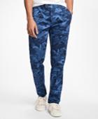 Brooks Brothers Men's Slim-fit Camo-print Stretch-cotton Chinos