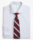 Brooks Brothers Milano Slim-fit Dress Shirt, Non-iron Two-tone Windowpane