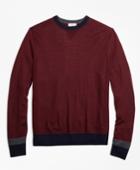 Brooks Brothers Men's Colorblock Merino Wool Sweater