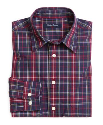 Brooks Brothers Large Plaid Sport Shirt