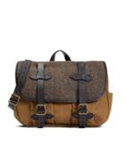 Brooks Brothers Men's Exclusive Filson Fabric And Leather Messenger Bag