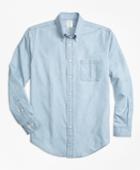 Brooks Brothers Men's Milano Fit Indigo Chambray Sport Shirt