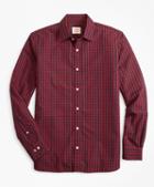 Brooks Brothers Tartan Nine-to-nine Spread Collar Shirt
