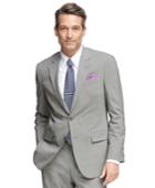 Brooks Brothers Men's Madison Fit Brookscool Grey Tic Suit